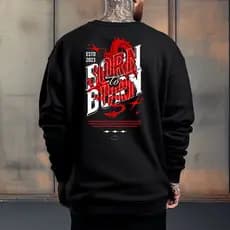Moletom Careca Unissex Moda Stretwear Para Todas Ocasiões Dragão