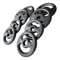 Kit 20kg De Anilhas Para Halteres Barras P/ Musculação