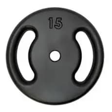 Par De Anilhas 15kg Para Barra  Halteres
