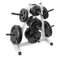 Suporte Torre Expositor De Anilha Musculação Até 500 Kg