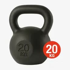 Kettlebell de Ferro Fundido para Treino Funcional, Crossfit e Musculação 20 kg