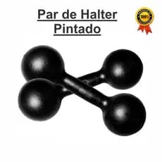 Halter Pintado Par De 1 Kg P/ Supino e Academia