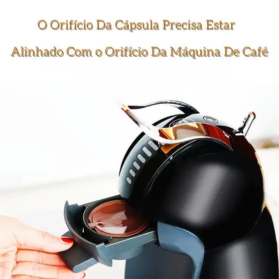 5 Cápsula Café Reutilizável Dolce Gusto Recarregável Refrescante Efectivo Promoção