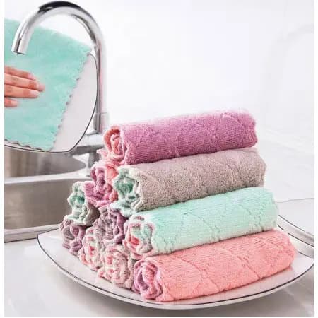 Pano De Limpeza 25x15cm Alta Qualidade Pano Super Absorvente Microfibra Para Toalha De Limpeza Doméstica Limpar De Cozinha