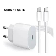 Carregador iPhone Original Turbo 20w iphone 8 9 11 12 13 14 promax X  Xs Xr