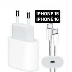 Carregador iPhone 15 16 Original Pro Max Turbo 35W Completo Cabo Tipo C Tipo C