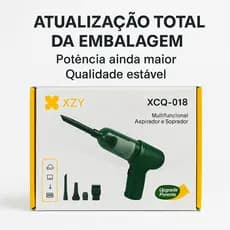 Aspirador sem fio 3 em 1 para carro - bivolt - 9000 Pa Casa e Carro