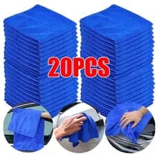 10/20 Pçs Toalhas De Limpeza De Carro De Microfibra Super Absorvente Pano De Secagem Doméstico Cuidados Com O Detalhando