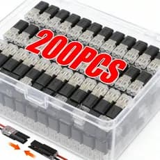 Conector Elétrico De Plugue De 2 Pinos Com Fivela De Travamento Automotivo À Prova D'água Cabo De Fio Sem Solda Terminal