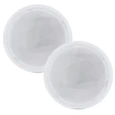 2 Alto-falanteS Orion Som Ambiente Arandela  aba maior Full Range 6 Pol AR55W branco