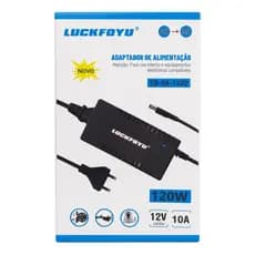 Fonte Foyu 12v 10a 120w Bivolt Corrente Elétrica Tb-04-1202
