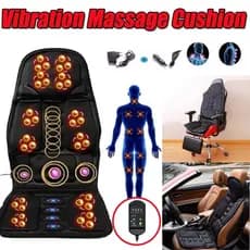 Assento Massageador Elétrico Costas Carro Cama Sofá Cadeira