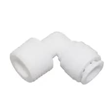 Adaptador Cotovelo L Rosca 1/2 Polegada x Mangueira 3/8 Compatível Purificador de Água Soft Everest