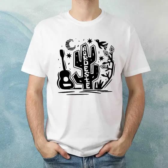 Camiseta Branca T-Shirt Coleção Nordeste (poliéster) - Unissex