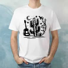Camiseta Branca T-Shirt Coleção Nordeste (poliéster) - Unissex