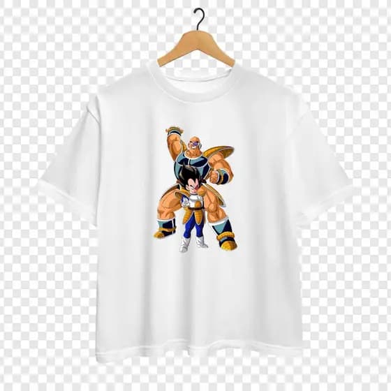 Camiseta Branca T-Shirt Coleção Dragon Ball Z (poliéster) - Unissex