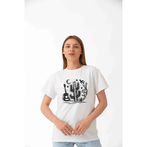 Camiseta Branca T-Shirt Coleção Nordeste (poliéster) - Unissex