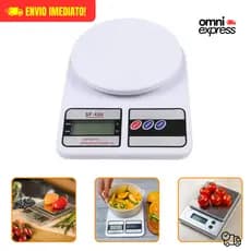 Balança Digital De Cozinha Com Precisão de 1g a 10Kg Função Tare Promoção