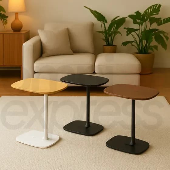 Mesa de Apoio Lateral de canto sofá cama notebook - MDF