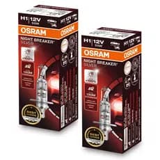 Par Lâmpada Osram Night Breaker Silver H1 +100% 3200k 12v