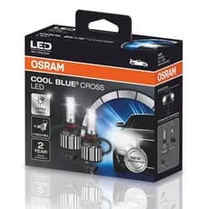 Par Lâmpada Osram Led Cool Blue Cross HB3 / HB4 6000K Super Branca