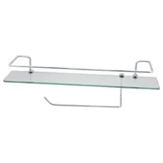 Suporte Para Temperos De Cozinha Com Porta Papel Toalha Embutido 50CM