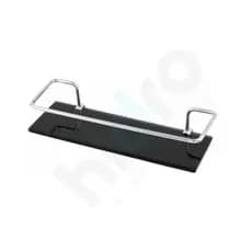 Porta Shampoo Com Vidro(6mm) Fumê Reto Para Banheiro