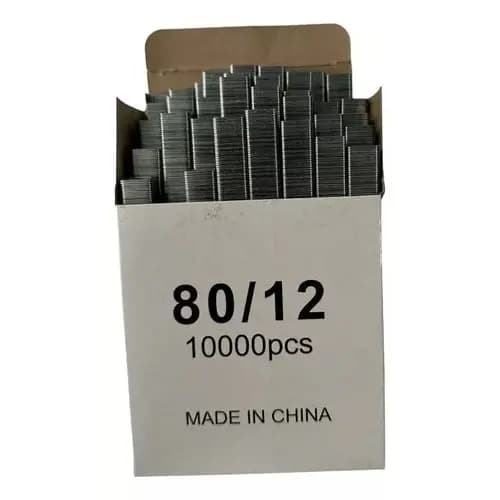 Grampo 80/12 Para Grampeador Pneumático Cx Com 10.000