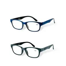 Kit 2 Óculos Grau Estilo Madeira Para Leitura Com Grau Até + 3.50
