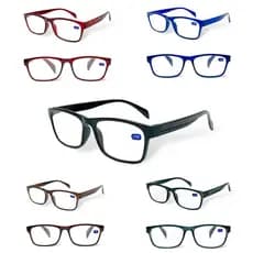 Kit 5 Óculos De Leitura Grau Promoção 0.00 Filtro Azul Até +4.00 Masculino e Feminino