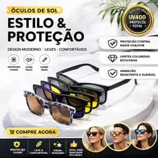 Armação De Clip On Óculos 6 Em 1 Com Polarized Sunglasses Eyeglass 2201