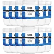 Kit 12 Potes Creme De Massagem Corporal Dagua Natural Neutro 650g