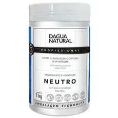 Pote Creme De Massagem Corporal Hidratante Dagua Natural Neutro 1kg Sem Perfume