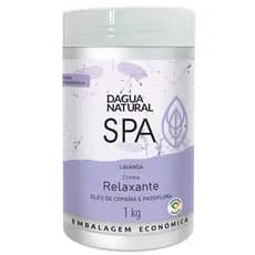 Pote Creme Relaxante Dagua Natural Spa Lavanda 1kg Copaíba e Passiflora Hidrata e Relaxa a Pele
