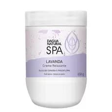 Creme de Massagem Dagua Natural Spa Lavanda 650g Com Óleo de Copaíba e Passiflora Hidrata e Relaxa