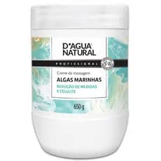 Creme De Massagem Dagua Natural Algas Marinhas 650g Redução de Medidas e Celulite