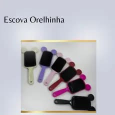 Kit 3 Escova Flex Orelhinha | Escova Para Cabelo | Cuidados Com Cabelo | Beleza