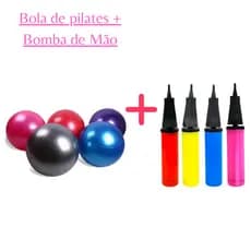 Bola Suíça Pilates Yoga Abdominal Fitness Ginastica 55cm + Bomba de mão