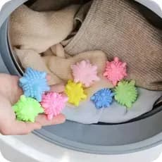 Bola De Lavanderia Para Máquina De Lavar Roupas Limpeza Bola Pvc Descontaminação