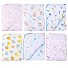 Toalha de Banho Fralda Soft com Capuz para Bebê 80x80