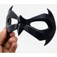 Mascara Robin Asa Noturna Cosplay Realista Geek colecionáveis
