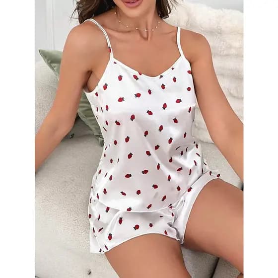 Pijama Short Doll Estampadas Tecido Premium Original