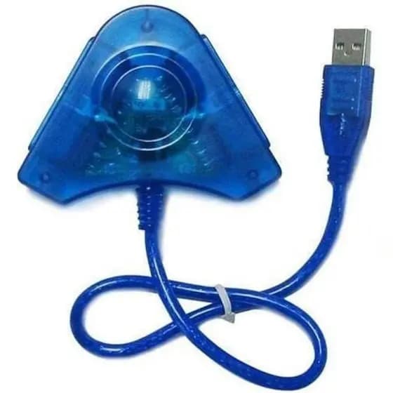 Adaptador Duplo para Controles PlayStation - Azul