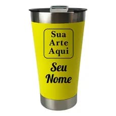 Copo Térmico Personalizado C/ Tampa E Abridor 473ml