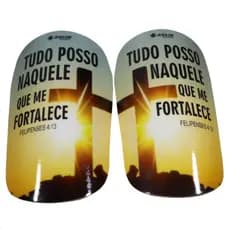 Par Caneleira De Futebol - Tudo Posso Naquele Que Me Fortalece - Futsal campo society