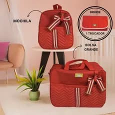 Kit Bolsa Maternidade 2 Peças Laço + Mimo Moyses Baby