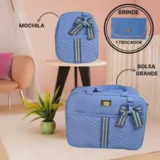 Kit Bolsa Maternidade de 2 Peças Laço + Um Mimo Moyses Baby