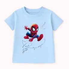 Camiseta Infantil Menino Homem Aranha Blusa Spider 100% Algodão
