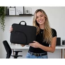 Capa Maleta Pasta Notebook Macbook 15,6' Polegadas Rígida Anti-Impacto Bolso Externo com Alça,Bolsa sem Bolso e Alça