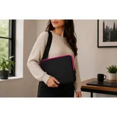 Case Notebook Pasta Porta Note Bolsa Maleta Protetor Luva para Notebook 15,6" Premium Capa Protetora
